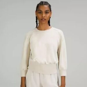 Women's Lululemon Softstreme Ribbed-Hem Pullover Natural Ivory